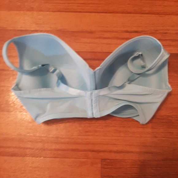 40DDD Aqua Blue Teal Cacique Bra Light Padding Underwire Full Coverage - Picture 2 of 8